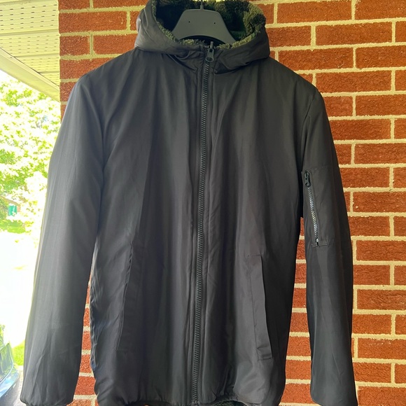 💥SOLD💥 Jack and Jones reversible teddy jacket - Medium - Picture 5 of 7